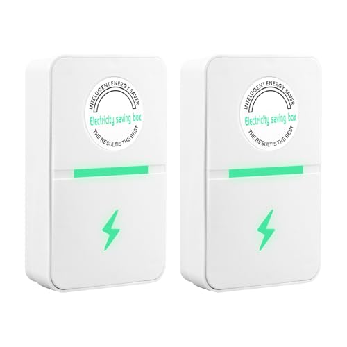 Stopwatt SmartPlug Device, Stop Watt Device Plug-in, 90V-250V 30KW, Protector & Voltage Stabilizer for Home & Office, US Plug, Fireproof Shell, No Heat, Easy to Use(2pcs)