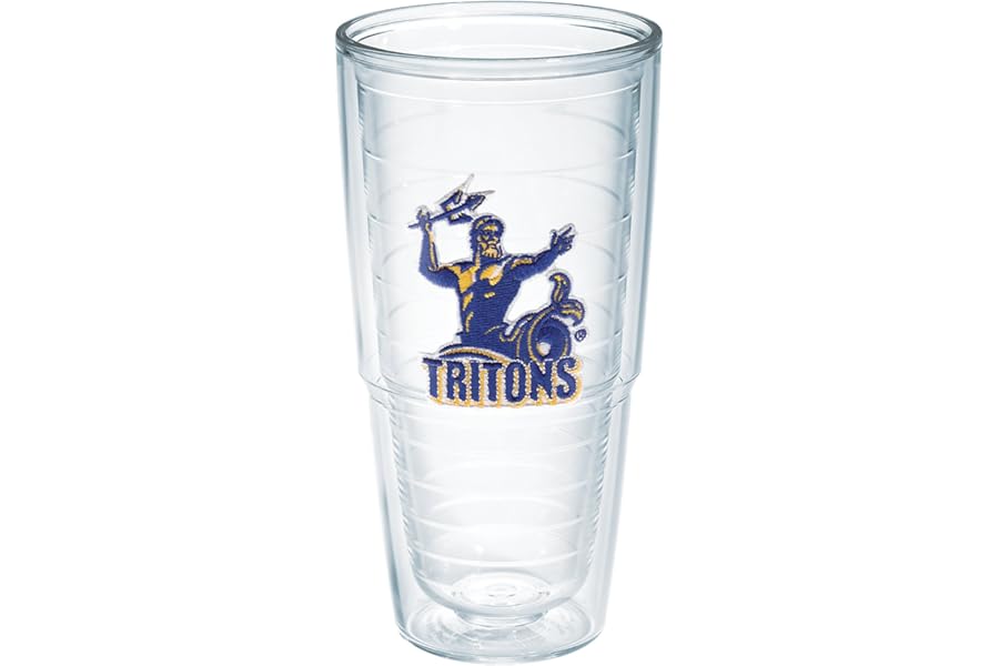 Tervis Ca University San Diego Emblem Individual Tumbler, 24 oz, Clear