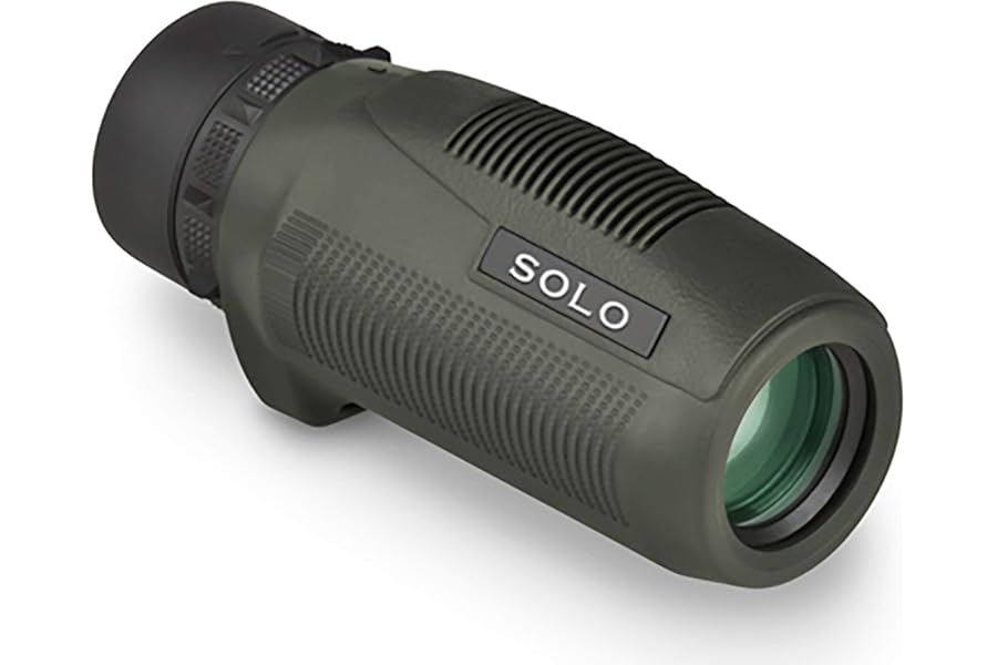 Vortex Solo Monocular 10x25 | Adjustable Eyecup, Multi-Coated Lenses, Rubber Armor, Fogproof, Waterproof - Unlimited, Unconditional Warranty