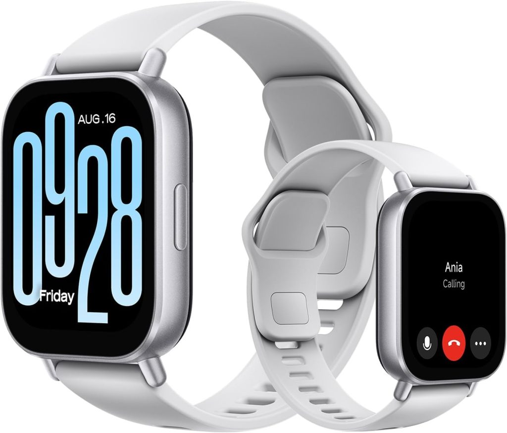 XIAOMI Redmi Watch 5 Active, Llamadas Bluetooth, Pantalla LCD de 2 Pulgadas, Monitor de frecuencia cardíaca, 140 Modos Deportivos, hasta 18 días de autonomía, Plata
