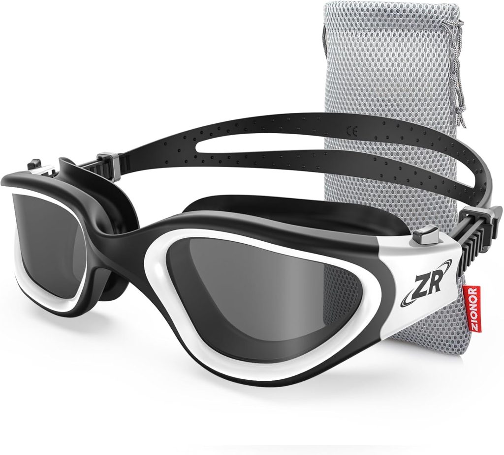Zionor G1 - Gafas de natación polarizadas para unisex y adulto y mujer, anti niebla, 100% anti UV gafas de buceo