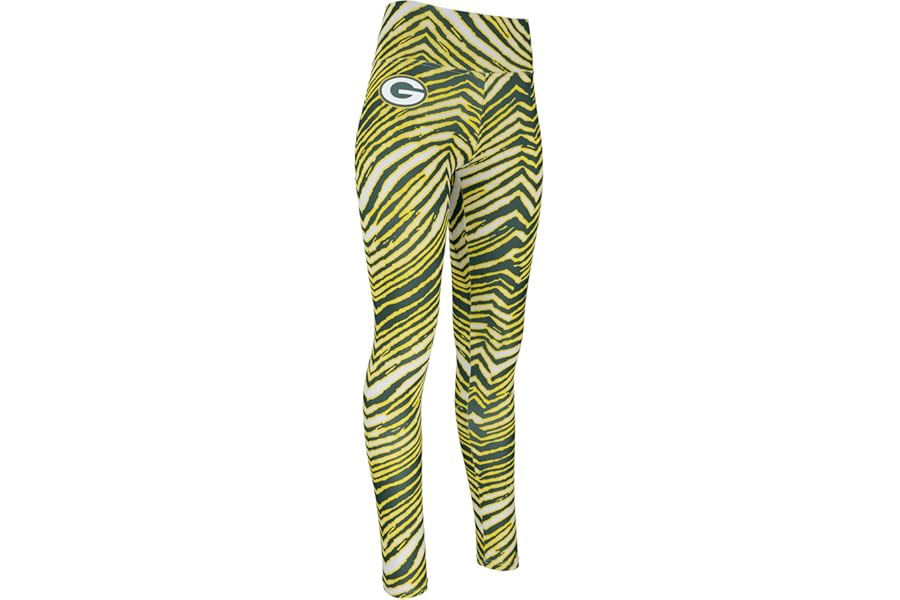Zubaz NFL Women's Full Length High Waist Basic 1.0 Leggings