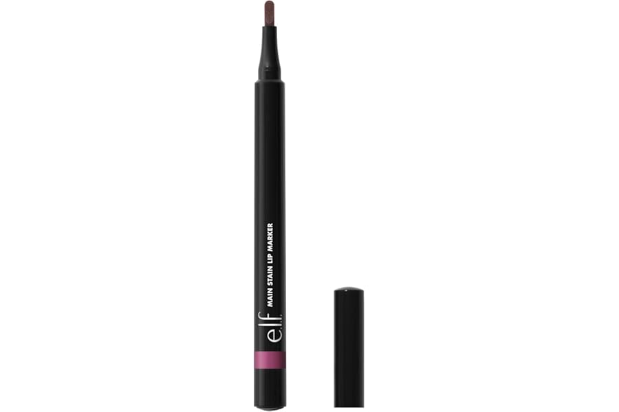 e.l.f. Main Stain Lip Marker, Lip Stain to Line, Define, Contour & Fill for Long-Lasting & Transfer-Resistant Color, Vegan & Cruelty-Free, Mauvelous