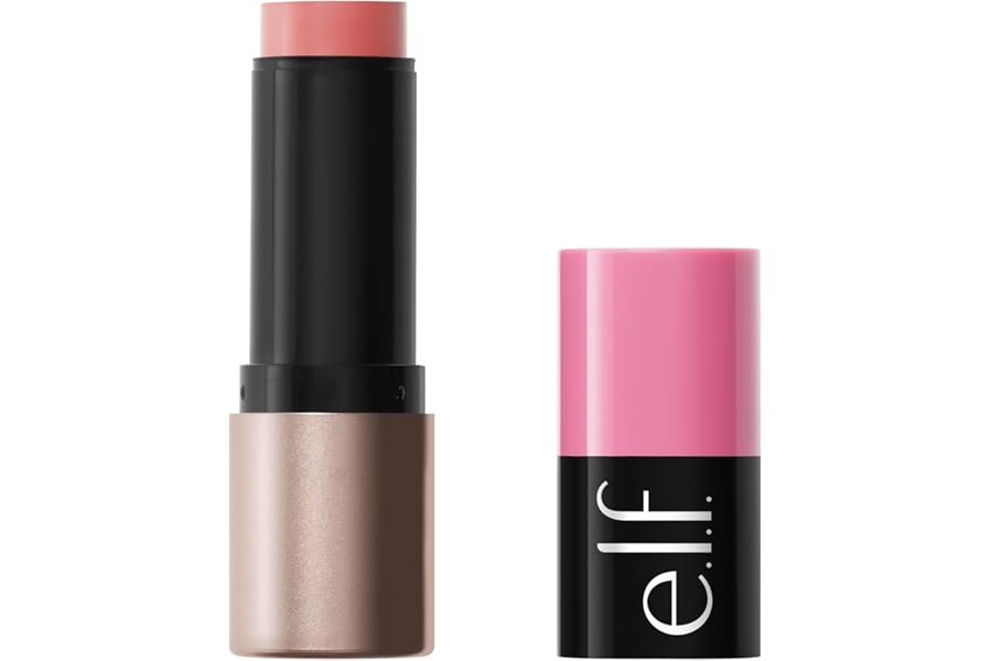 e.l.f. Soft Glam Cream Blush Stick, Buildable Cream Blush for A Natural Flush & Satin Finish, Made with Shea Butter, Vegan & Cruelty-Free, Pink On It