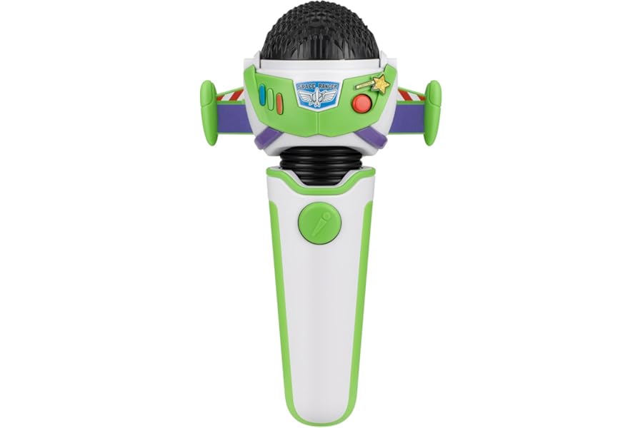 eKids Toy Story 5 Voice Changer Microphone for Kids with Built-in Speech and Sound Effects, for Fans of Toy Story Toys
