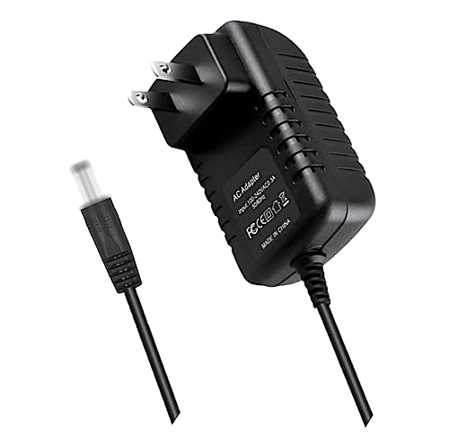 saschedross AC Adapter Replacement for Echo Dot B7W644 B7W64E 4th Gen Smart Speaker Alexa Premium Sound Home hub NOM Model LA23NA GP92NA PA23NA 12VDC 12.0V DC12V Power Supply Mains PSU, Black