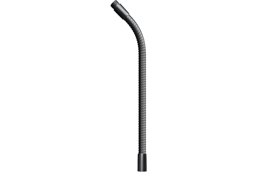 24-Inch Flexible Microphone Gooseneck KN58, 5/8-27 Mic Stand Arm | Extra-long flexible extension arm, 5/8-27 male and female threads, for extended mic reach on stands, podiums, desks, stages