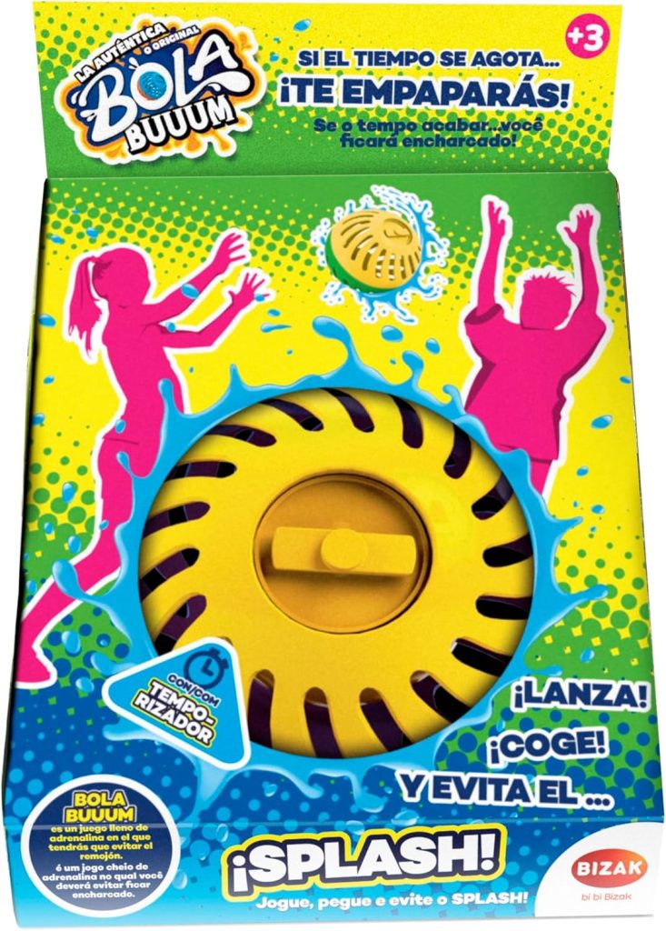 Bizak Bola Buuum, divertido y refrescante juego de agua con el que podrán jugar retándose para ver a quien le explota la bola, 12 globos de agua incluidos (35007532)