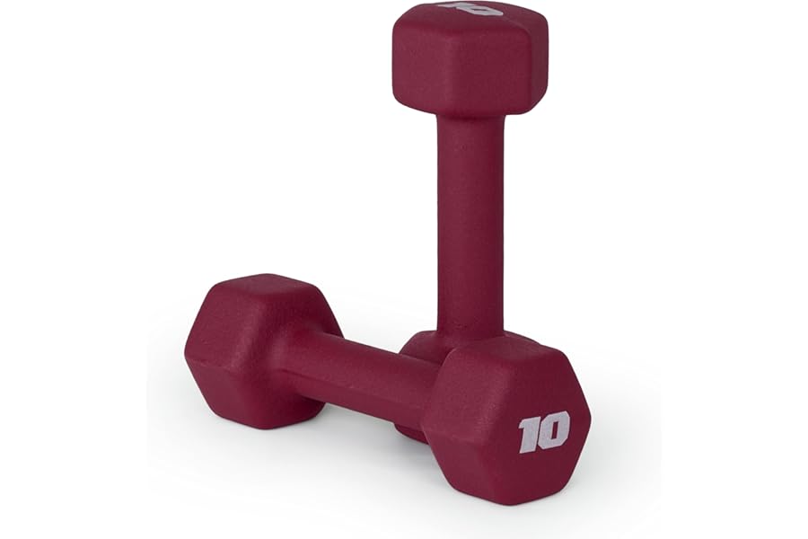 CAP Barbell Neoprene Dumbbell Weights Pairs & Sets | Color Series