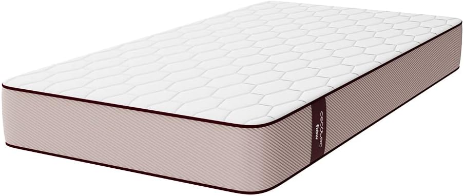 Cecotec Colchón Viscoelástico Flow PureVital 1900 Medida 90x190. Multicapa, Altura 21cm, Firmeza Alta, Núcleo FoamVital, Doble Cara Dual System para Invierno y Verano