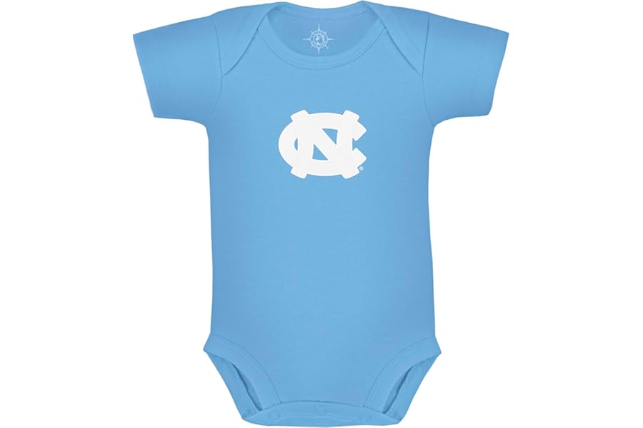 College Baby NCAA Infant Solid Bodysuit Short Sleeve – Unisex, (0-12 Mos)