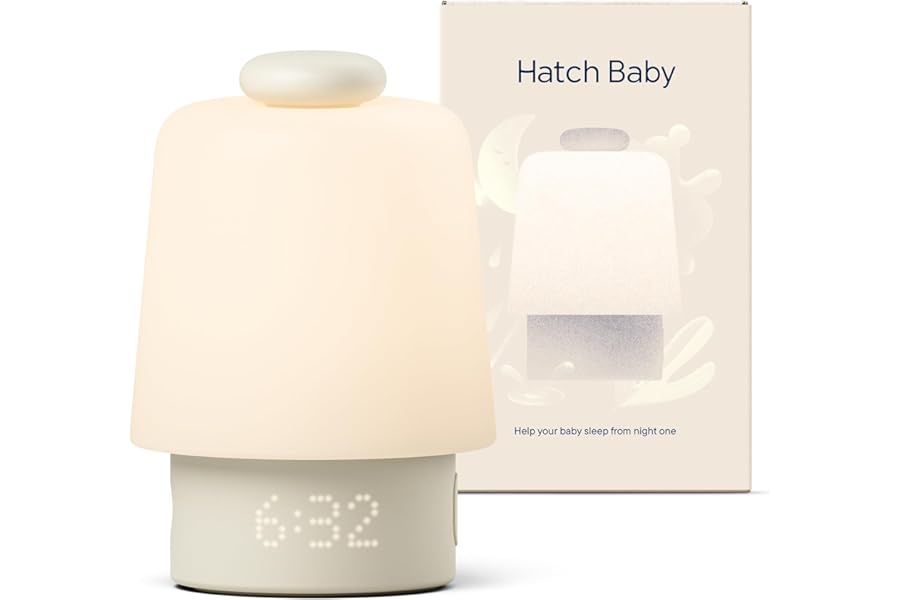 Hatch Baby Sound Machine, Night Light (Putty) | Sleep Support | Registry Essential, Routine Builder, Time-to-Rise Alarm Clock, White Noise, Nursery Stories, Toddler Kids (Wi-Fi)