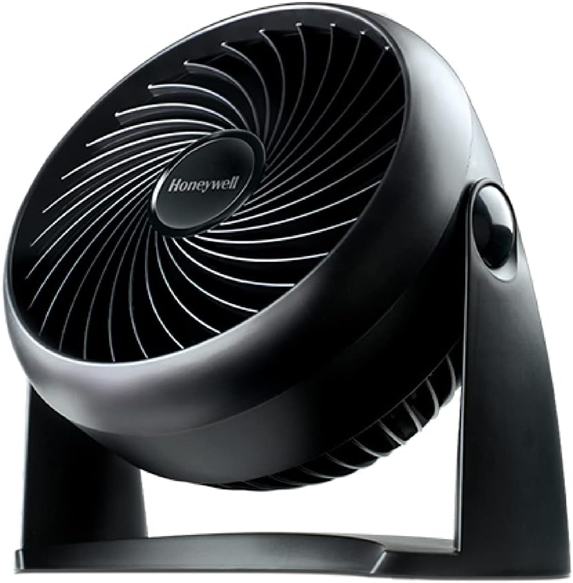 Honeywell ventilateur TurboForce Power (fonctionnement silencieux pour rafraîchissement, inclinaison variable à 90°, 3 vitesses, option de fixation murale, ventilateur de table) HT900
