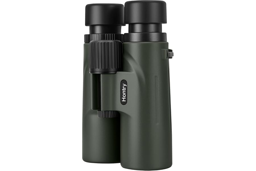 Hontry 8x42 Binoculars with IPX6 Waterproof Protection | Bird Watching, Hunting, Cruise Ship, Travel, Safari, Wildlife Viewing, Road Trip
