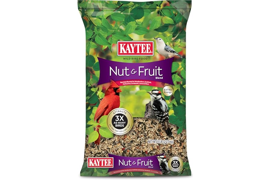 Kaytee Nut & Fruit Wild Bird Seed, 5 lb