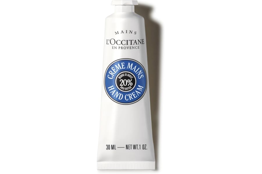 L'OCCITANE 20% Organic Shea Butter Hand Cream, Nourishes & Protects Dry Hands, Fast-Absorbing, Non-Greasy, Leaves Skin Moisturized & Soft, Vegan