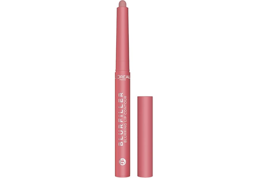 L'Oreal Paris Blurfiller Lip Liner, Lightweight, Buildable, and Sculpting Lip Pencil, Line, Define, and Contour for Fuller-Looking Lips, Worth It, 0.21 oz
