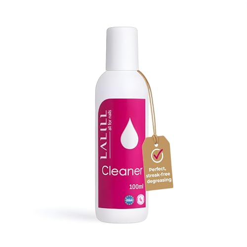 LALILL Cleaner ongles degraissant 100 ml - Dissolvant vernis semi permanent - Degraissant ongle semi permanent, hybrides, gel ongle UV et pinceaux - Nettoyant UV pour vernis à ongles en gel