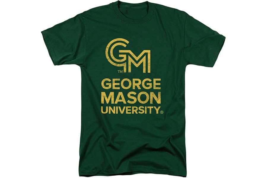 LOGOVISION Official Collegiate Distressed Primary Logo Adult T-Shirt Collection