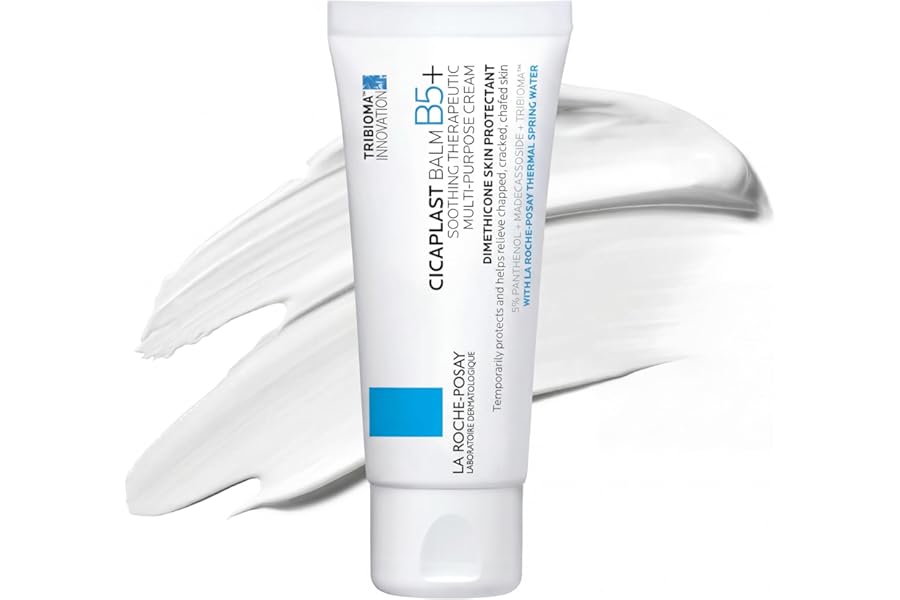La Roche-Posay Cicaplast Balm B5 Skin Barrier Repair Cream with Centella Asiatica, Shea Butter & Panthenol | Multi-Purpose He