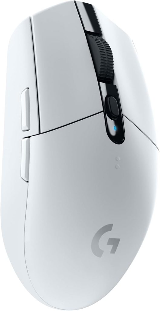 Logitech G G305 Lightspeed Souris Gamer sans Fil, Capteur Gaming Hero, 12 000 PPP, Ultra-Léger, 6 Boutons Programmables, Batterie Longue Durée, Mémoire Intégrée, Compatible avec PC/Mac - Blanche
