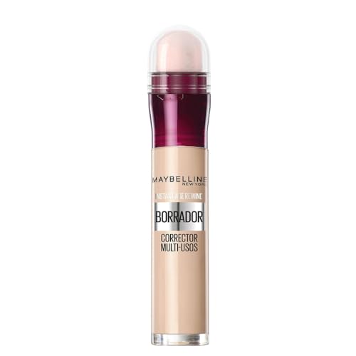 Maybelline New York, Corrector de Ojeras, Bolsas e Imperfecciones, Con Bayas de Goji y Haloxyl, Tono: 01 Light, 6.8 ml