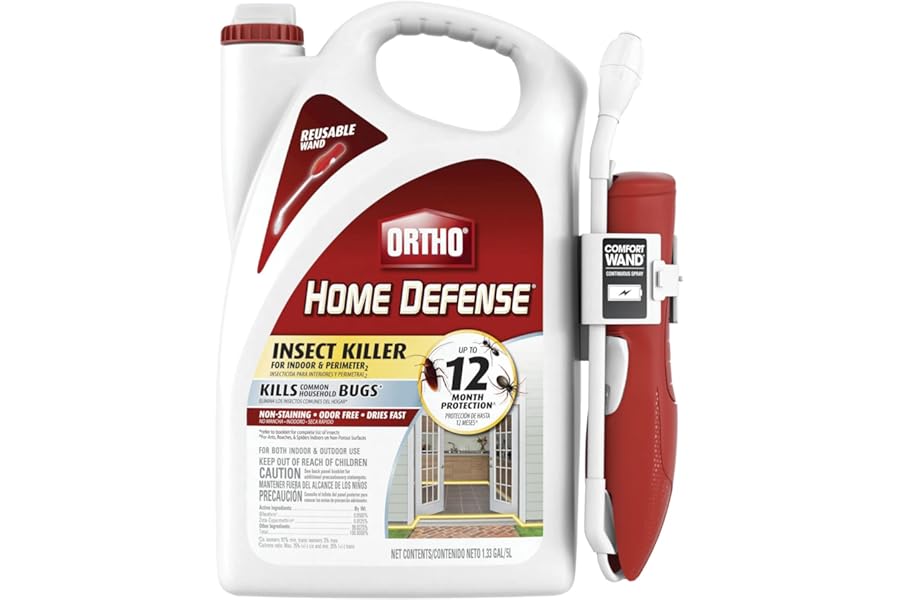 Ortho Home Defense Insect Killer for Indoor & Perimeter2, Wand, 1.33 gal. | Ready-To-Use Bug Killer with Comfort Wand, Kills