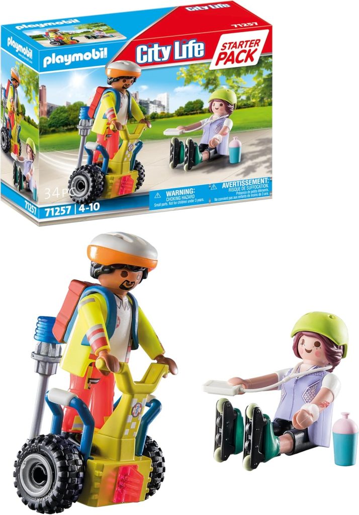 PLAYMOBIL Starter Pack Rescate con Balance Racer 71257, a Partir de 4 años