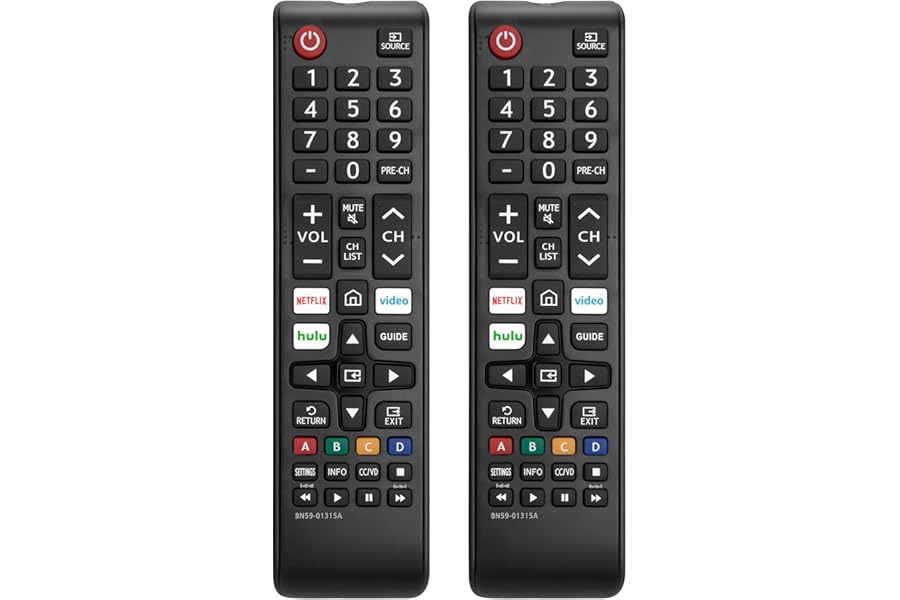 【Pack of 2】 New Universal Remote for All Samsung TV Remote, Replacement Compatible for All Samsung Smart TV, LED, LCD, HDTV, 3D, Series TV