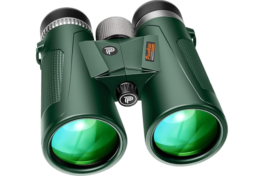 Pankoo 20x56 Binoculars for Adults High Powered - Large View Waterproof Binoculars with Clear Low Light Vision - Compact Binocular Essentials for Hunting Camping Cruise Travel Bird Watching Sports