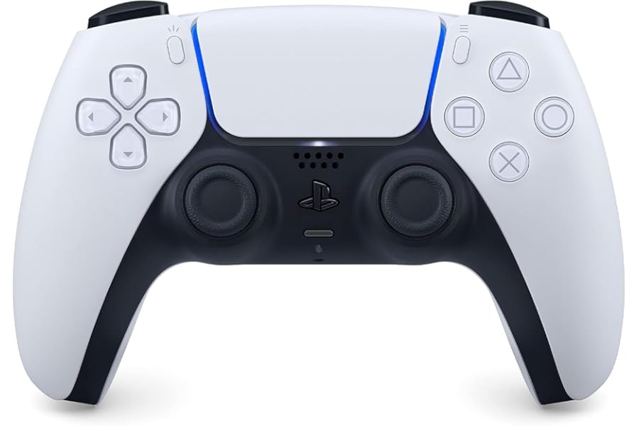 Playstation 5 DualSense Wireless Controller - White (Renewed)