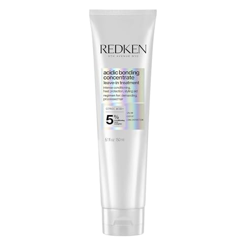 Redken, Voor Beschadigd, Veeleisend en Gekleurd Haar, Beschermt Intensief Tegen Haarbreuk en Hitte, Bonding Verzorging, Acidic Bonding Concentrate Leave-in Treatment, 150 ML