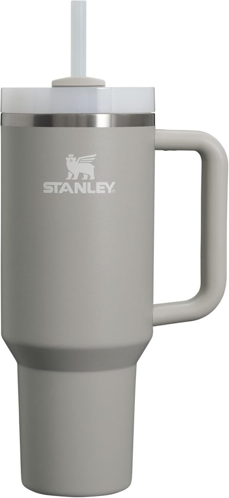 STANLEY 1913 Quencher H2.0 FlowState Tumbler 1.2L - Termo Conserva el Frío 11 Horas - Helada Durante 48 Horas - Botella Agua Acero Inoxidable - Taza Termica - Vaso Termico Sin BPA - Ash