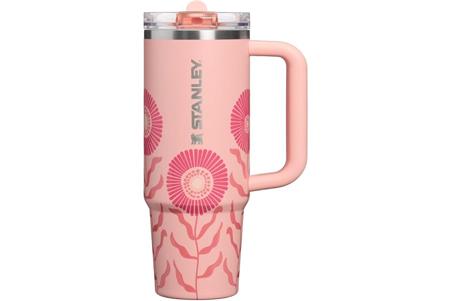 STANLEY Quencher ProTour Flip Straw Tumbler with Leakproof Lid 30 oz | Built-in Straw and Handle | Cup Holder Compatible for Travel | insulated Stainless Steel Cup | BPA-Free | Sorbet Garden