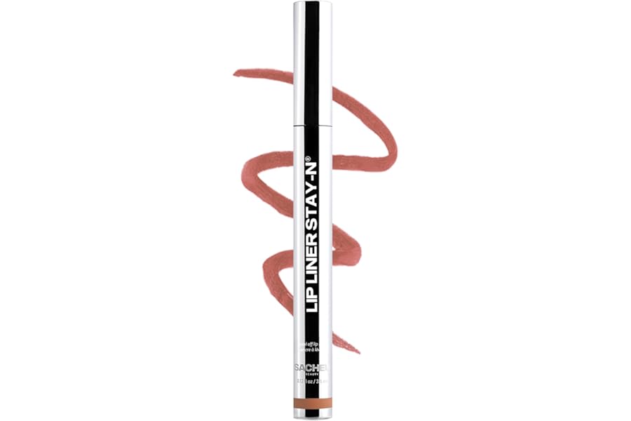 Sacheu Lip Liner STAY-N Peel Off Lip Stain, Longwear, p-INKED | Water-resistant, transfer & smudge-proof, lip tint with hyaluronic acid & vitamin E for conditioning benefits, matte finish