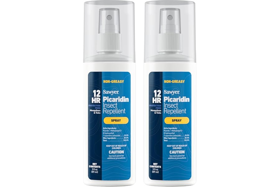 Sawyer Products SP5432 Picaridin Insect Repellent Spray, 20%, Pump, 3-Ounce, (Pack of 2) (Packaging May Vary)