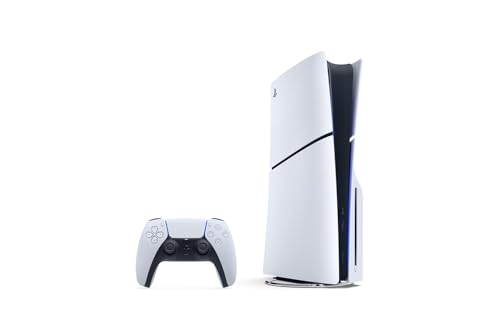 Sony, Console PlayStation 5 Édition Standard 1 To avec lecteur Blu-ray 4K, SSD Ultra-Rapide, Audio 3D, Ray Tracing, 1 Manette DualSense avec Retour Haptique et Gâchettes Adaptatives, Couleur : Blanche