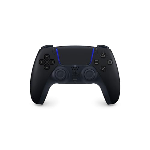 Sony, Manette PlayStation 5 Officielle DualSense, Sans Fil, avec Retour Haptique & Gâchettes Adaptatives, Micro Intégré, Batterie Rechargeable, Compatible PS5/PC, Couleur : Midnight Black