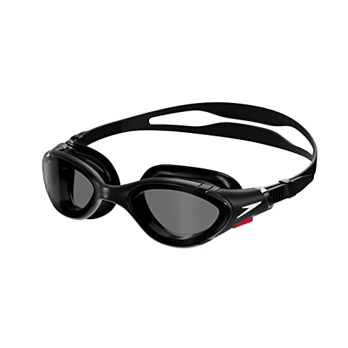 Speedo Unisex Gafas de natación Biofuse 2.0 | Ajuste fácil patentado | Antivaho | Sin goteos | Ajuste optimizado | Más comodidad Black/Smoke One Size