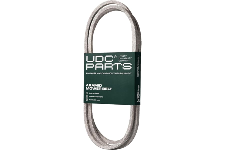 UDC Parts 954-04060C Deck Belt Replacement for Troy Bilt Pony 42 Inch Bronco 954-04060B Cub Cadet LTX1042 LTX1040 MTD Craftsman T110 T1000 T1400 954-04060 754-04060B 754-05056/Aramid Cord/96.50 inches
