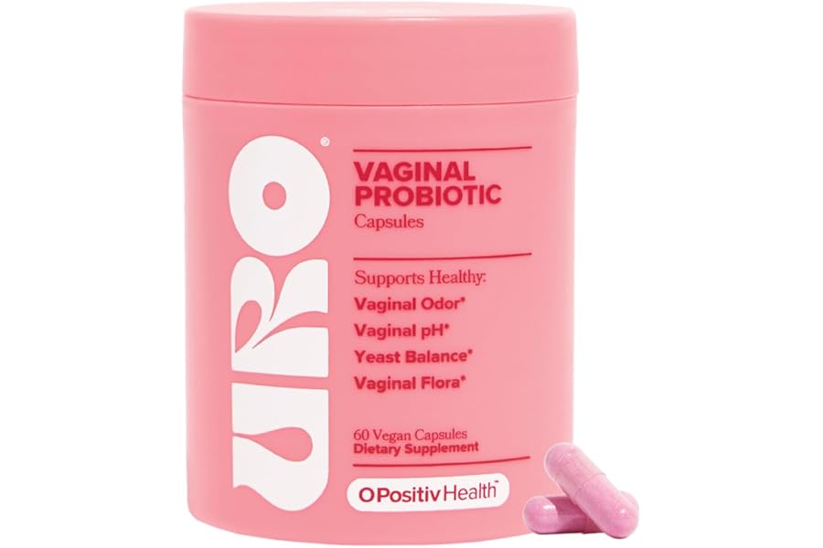 URO Vaginal Probiotics for Odor, Flora & pH Balance – 30-Day Supply