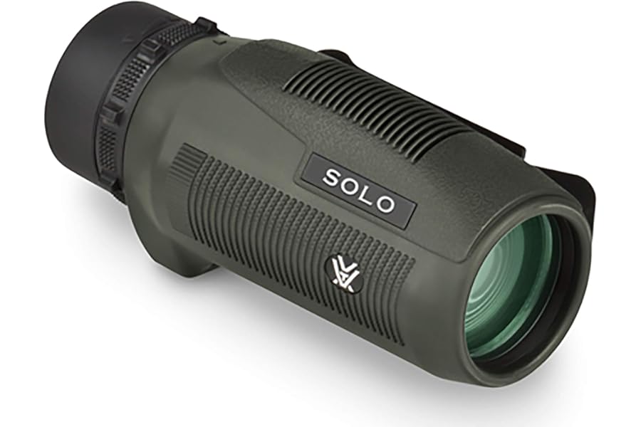 Vortex Solo Monocular 8x36 | Utility Clip, Adjustable Eyecup, Multi-Coated Lenses, Rubber Armor, Fogproof, Waterproof - Unlimited, Unconditional Warranty