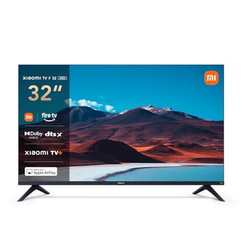 XIAOMI TV F 32 Pulgadas (81 cm), HD Smart TV, Fire OS7, L32MB-FAEU | Alexa Voice Control, Dolby Audio, DTS Virtual:X, DTS-HD, Compatible with Apple AirPlay