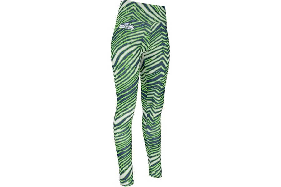 Zubaz NFL Women's Full Length High Waist Basic 1.0 Leggings