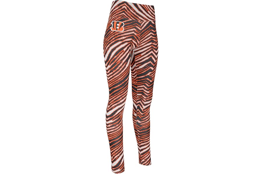 Zubaz NFL Women's Full Length High Waist Basic 1.0 Leggings