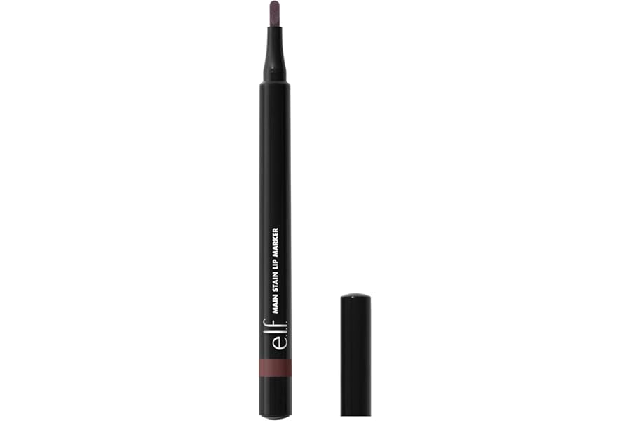 e.l.f. Main Stain Lip Marker, Lip Stain Lip Liner, Define, Contour & Fill for Long-Lasting & Transfer-Resistant Color, Vegan & Cruelty-Free, Chai Me
