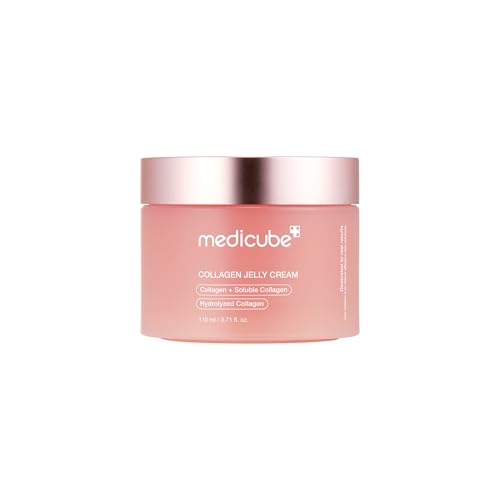 medicube - Crème Gelée Repulpante au Collagène - Niacinamide & Collagène Lyophilisé - Soin Raffermissant | Boost d'hydratation barrière cutanée & Éclat 24h | Skincare Coréenne - 110ml