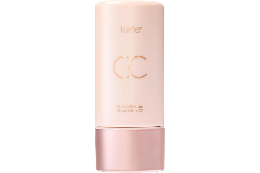 tarte CC tinted serum — Color-Correcting Tinted Serum, Color-Changing Shade-Matching Adaptisphere Technology, Lightweight Coverage, Waterproof, 16HR Wear, vegan & cruelty-free, medium