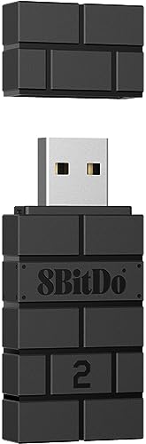 8Bitdo Wireless USB Adapter 2 for Switch, Switch OLED, Windows PC, Mac and Raspberry Pi, for PS5, PS4, Switch Pro Controller and More (Nintendo Switch//)