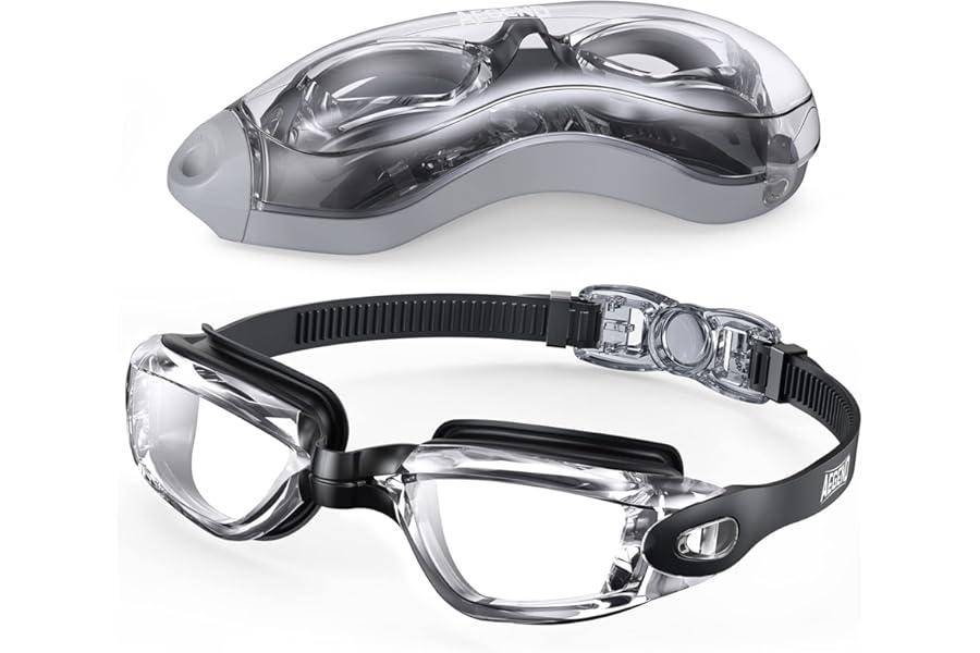 Aegend Swim Goggles, Swimming Goggles No Leaking Full Protect Adult Youth